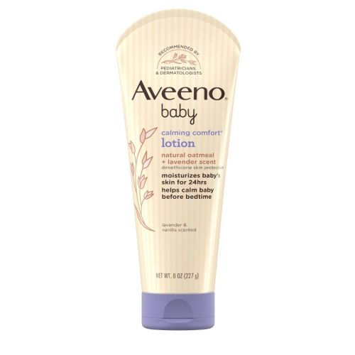 Aveeno Baby Calming Comfort Moisturizing Body Lotion - Lavender & Vanilla Scents - 8oz
