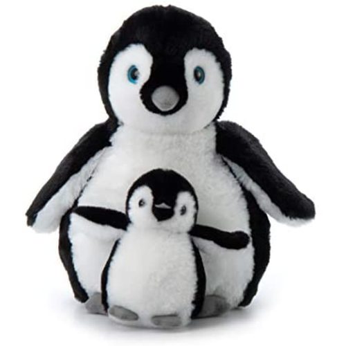 The Petting Zoo Softee Penguin Stuffed Animals, Mom and Baby, Gifts for Kids, Penguin Plush Toys 11 inches