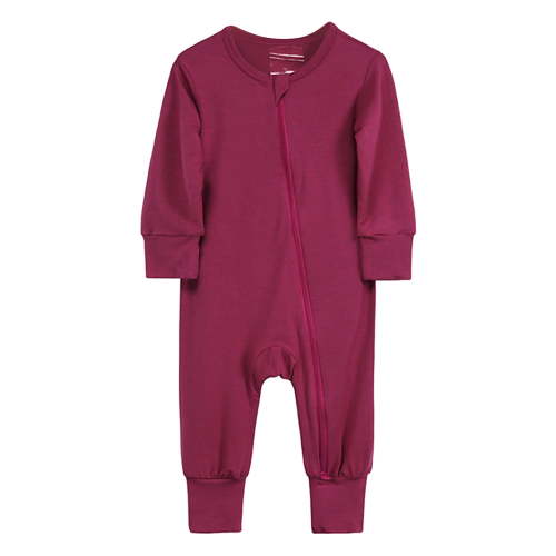 BJUTIR Toddler Boy Romper Baby Cotton Rompers Footless Pajamas Zipper Long Sleeve Sleeper Jumpsuit For 0-3 Months