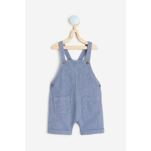 Linen Overall Shorts
