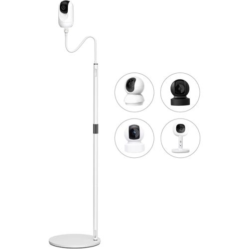 Stable Baby Monitor Floor Stand Holder Mount for Momcozy BM01/BM03/BM04, TP-Link Tapo C200/C210/C220, Kasa Camera EC70/EC71/KC410S, Nanit Pro & Flex Stand and Cameras with 1/4 Thread Hole