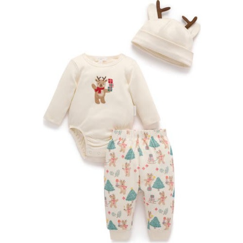 3 Piece Christmas Gift Set, 3-6M