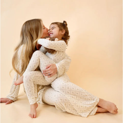 Women's Bamboo PJ Lounge Set (Vintage Floral) – Luli & Sage – Bamboo Pajamas for Moms & Littles