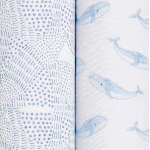 Assorted Organic Cotton Muslin Swaddling Cloths