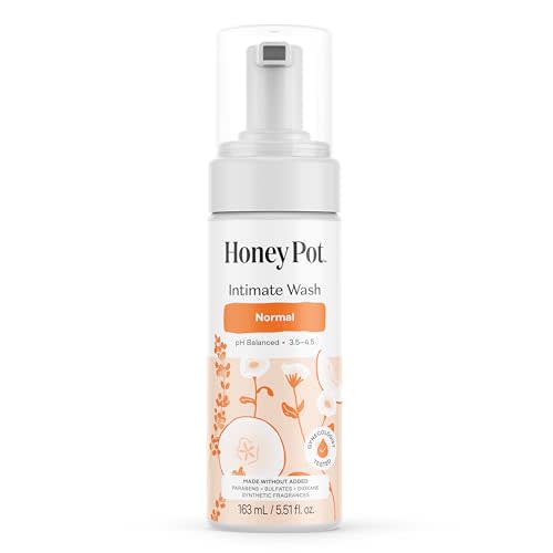 The Honey Pot Company - Feminine Wash - Herbal Infused - Sensitive Skin Types - PH Balanced Plant Based Hygiene Products - Normal - 5.51 Fluid Oz.