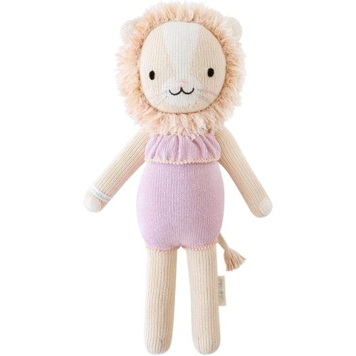 cuddle + kind Savannah the Lion Little 13" Hand-Knit Doll – 1 Doll = 10 Meals, Fair Trade, Heirloom Quality, Handcrafted in Peru, 100% Cotton Yarn