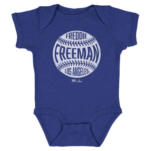 Infant 500 Level Freddie Freeman Royal Vintage Baseball Bodysuit