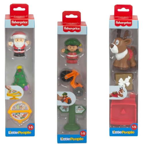 Fisher-Price Little People 2023 Holiday Figure Sets Complete Set of 3 Packs