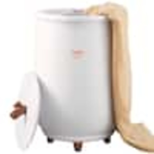 20L Towel Warmer Bucket Large Towel Warmer for Bathroom White Auto Shut Off Towel Heater with 4-Level Timer