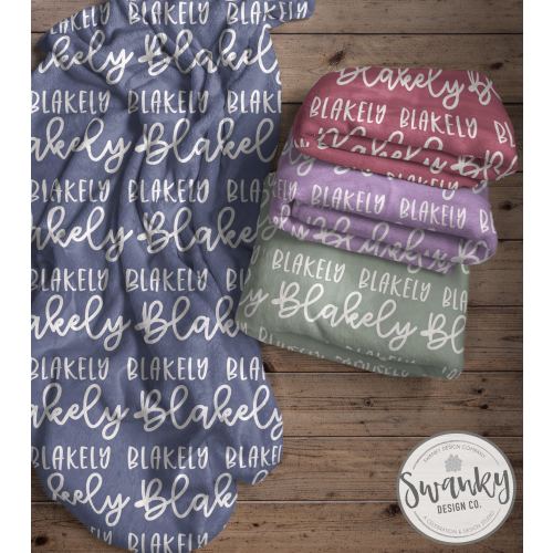 Personalized Custom Name Blanket, Minky Baby Blanket, Plush Sherpa Blanket, Unique Custom Gift Idea for Kids, Baby Shower Gift
