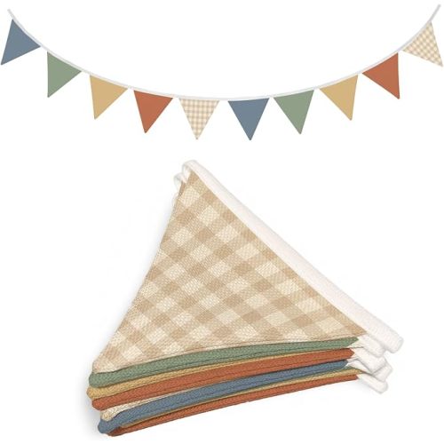 Playroom Wall Decor Pennant Banner Flags 5.5Ft