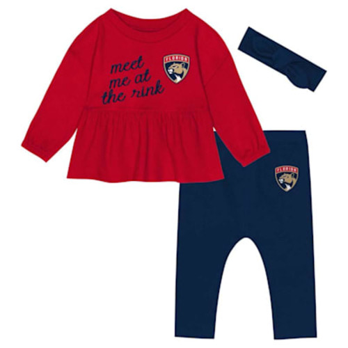 Outerstuff Rink Queen 3 Piece Set - Florida Panthers - Infant