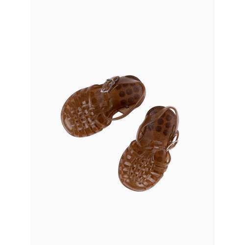 Children's French Recycled Hemp Fisherman Sandals in Sepia – The Post Supply