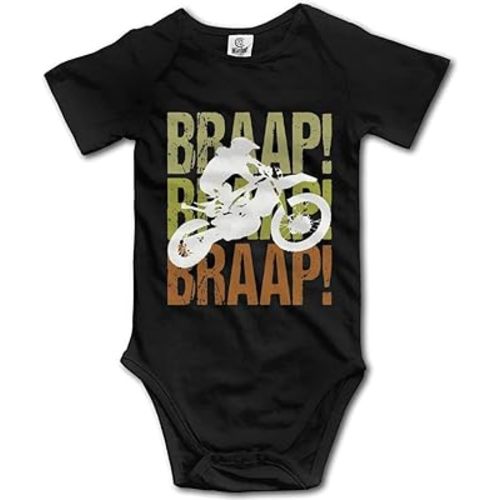 Braap! Dirt Bike Baby Short Sleeve Bodysuit Infant Playsuit