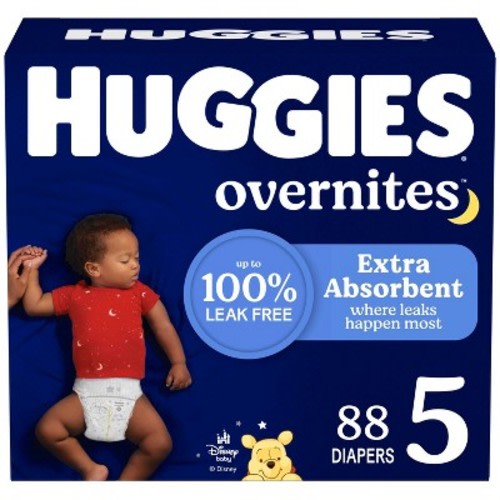 Huggies Overnites Nighttime Baby Diapers -  Size 5 -  88ct