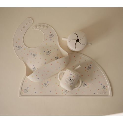 Bluey x Mushie Sage Silicone Feeding Collection | Pottery Barn Kids