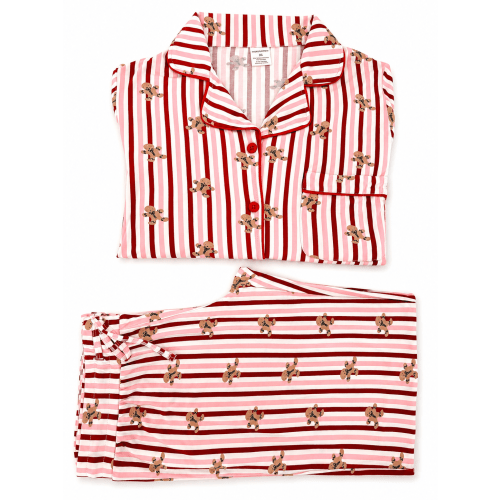 Women's Lounge Set, Gingerbread Lane Pink