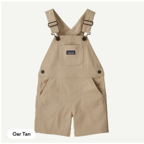 Patagonia Baby Stand Up® Canvas Shortalls