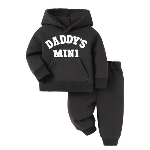 Toddler Baby Boy Fall Clothes Long Sleeve Hoodie Sweatshirts Pants Set Infant Winter Outfits