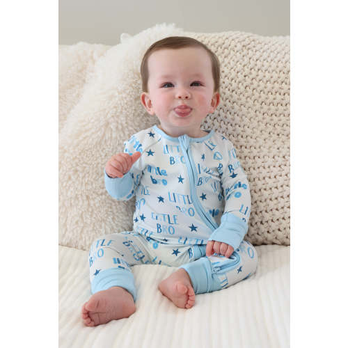 Convertible Zip Romper in Little Bro | Caden Lane