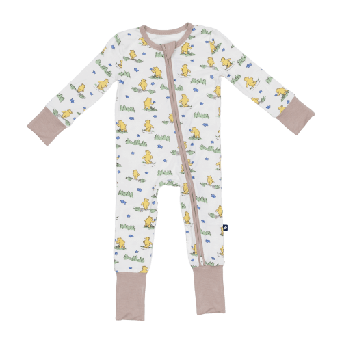 Larkspur Baby | Romper Pajamas | Convertible Footed Romper in Woodland Journey