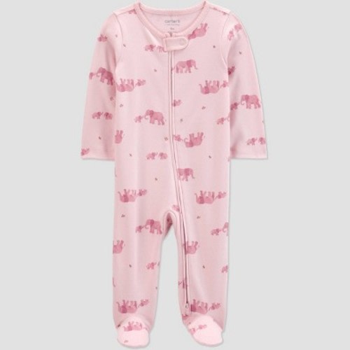 Carter's Just One You® Baby Girls' Elephant Sleep N' Play - Pink 3M