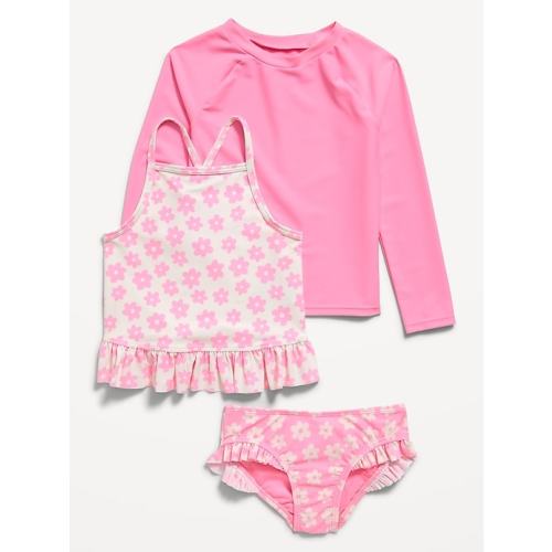 3-Piece Rashguard Cami Swim Set for Toddler &amp; Baby