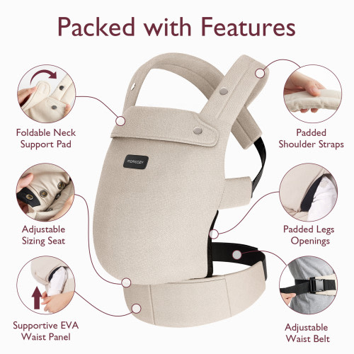 PureHug Baby Carrier - Khaki