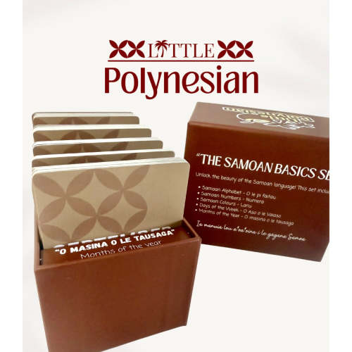 Samoan 5-in-1 “Basics set” Language learning cards