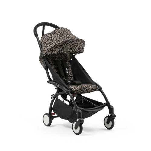 Stokke® YOYO³ stroller from 6 months - Leopard on Black