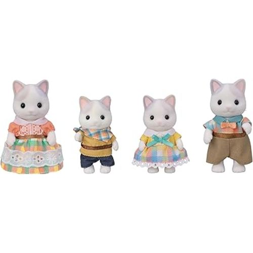 Calico Critters - Latte Cat Family - Collectible Toys & Dollhouse Dolls