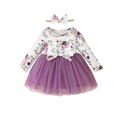 Baby Girl Dress Newborn Toddler Girl Fall Winter Dress Tutu Tulle Dresses for Girls