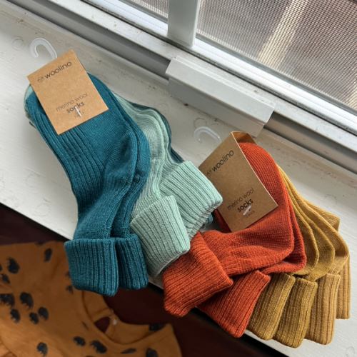 Wool Socks, Baby and Toddler, Pine