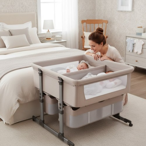 Bedside Bassinet for Twins – HappyGira