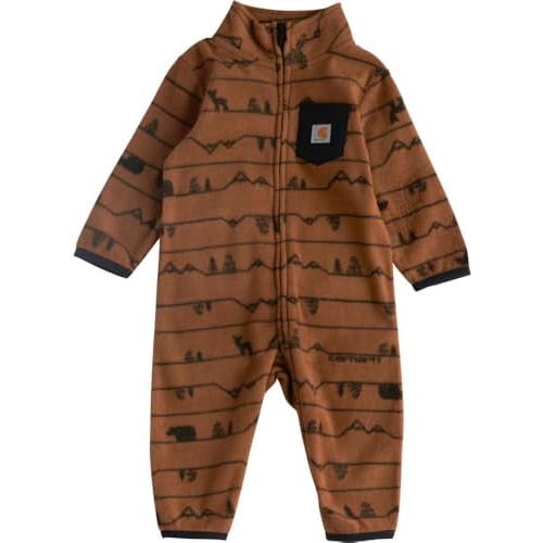 Carhartt Kid's CM5416 Long-Sleeve Printed Zip-Front Coverall - Unisex