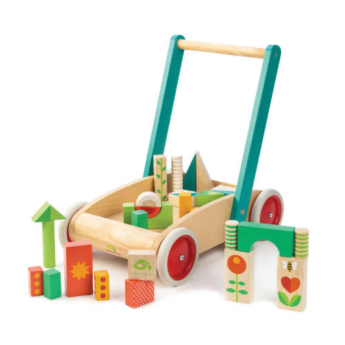 Baby Block Walker For Toddlers Made with Natural Wood and Sustainable Materials – Tender Leaf