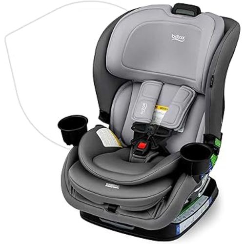 Britax Poplar Convertible Car Seat, 2-in-1 Car Seat with Slim 17-Inch Design, ClickTight Technology, Glacier Graphite