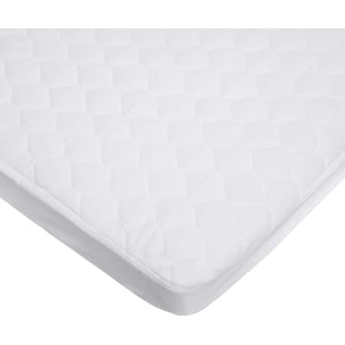 TL Care Waterproof Fitted Cradle/Bassinet Mattress Protector 33" x 15" - 100% Cotton Quilted Top, Noiseless, Ultra-Soft & Breathable Cradle/Bassinet Mattress Pad Cover