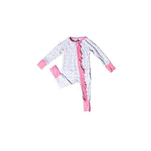 Golf Cart Pink Ruffle Bow Zippy