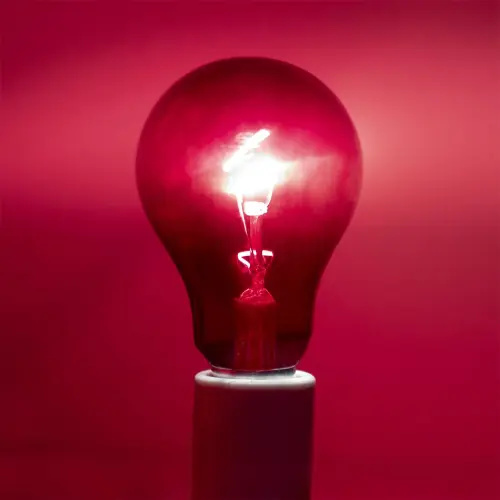 Red Incandescent Light Bulb for night nursing | 4 pack