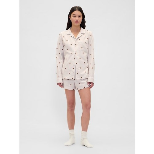 Logo Flannel Boxer Shorts