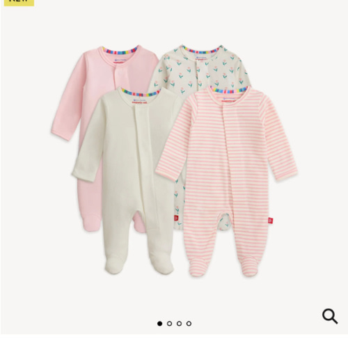 Magnetic 4-Pack Footie 0-3 months – Magnetic Me