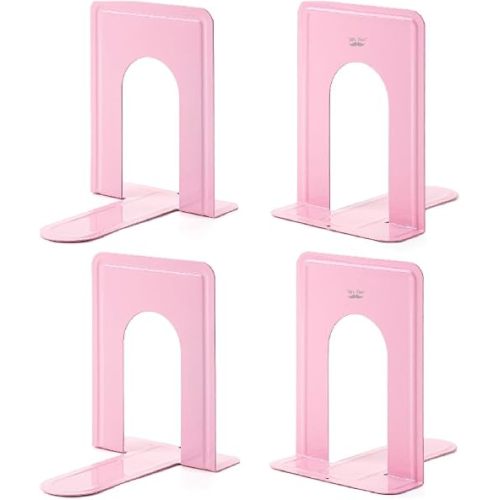 Mr. Pen- Book Ends, 4 Pack, Light Pink