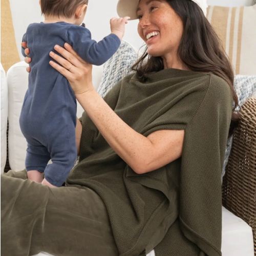 The Olive Cocoon™ Plus Breathable Nursing Cover