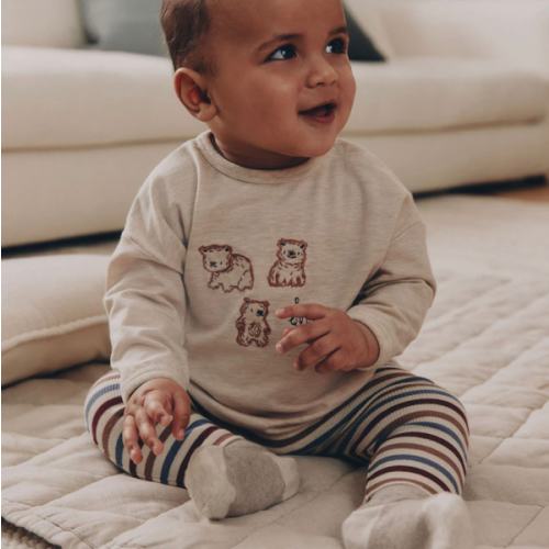 Buy Neutral Bear Top and Leggings Baby Set (0mths-2yrs) from Next USA