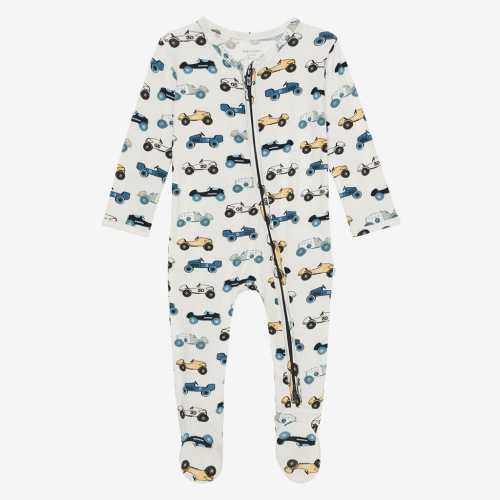 Enzo Footie Zippered One Piece