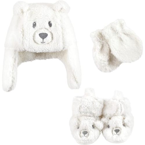 Hudson Baby Baby Hudson Baby Unisex Baby Trapper Hat, Mitten and Bootie Set