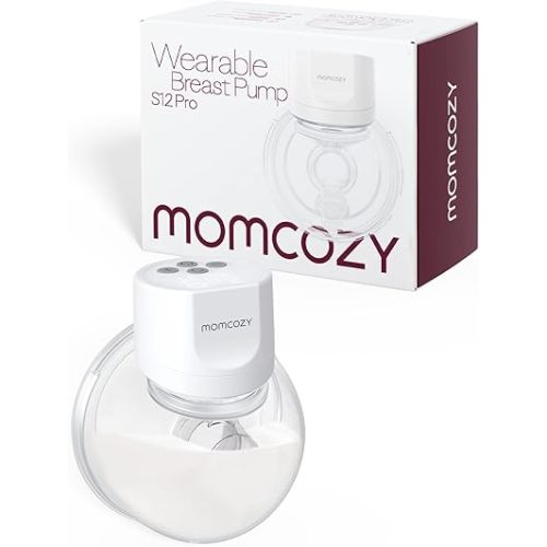 Momcozy Breast Pump Hands-Free S12 Pro White, 1 Count