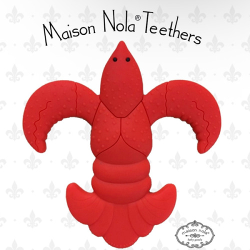 Crawfish Silicone Teether | Maison Nola