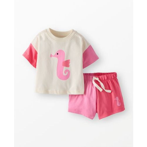 Graphic T-Shirt & Shorts Set 6-12M